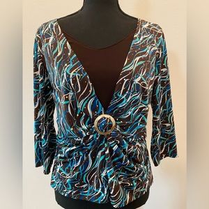 Petite Medium Ladies Top Brittany Black